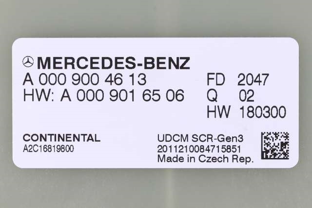 Styreenhet diverse til Mercedes E-Klasse 2016-2023 (W213) (W213) (MERCEDES|A 000 900 46 13|)