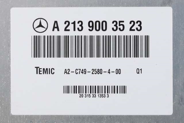 Styreenhet nivå/luftfjæring til Mercedes E-Klasse 2016-2023 (W213) (W213) (MERCEDES|A 213 900 35 23|)