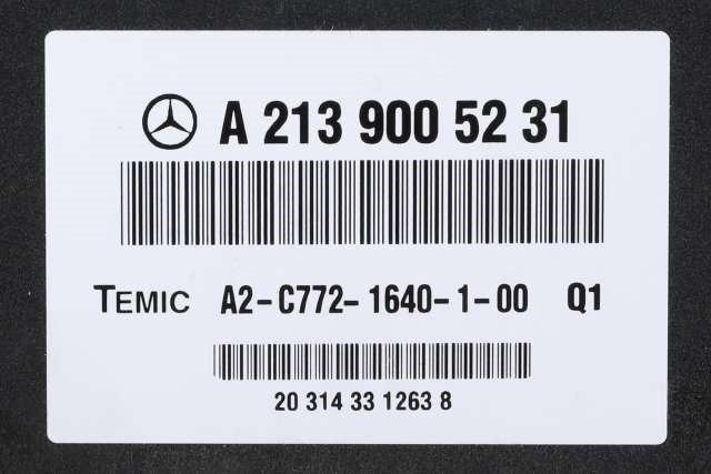 Styreenhet nivå/luftfjæring til Mercedes E-Klasse 2016-2023 (W213) (W213) (MERCEDES|A 213 900 52 31|)