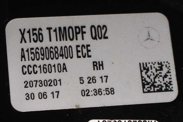 Baklykt høyre ytre til Mercedes GLA 2014-2020 (X156) (X156) (MERCEDES|A 156 906 84 00|)