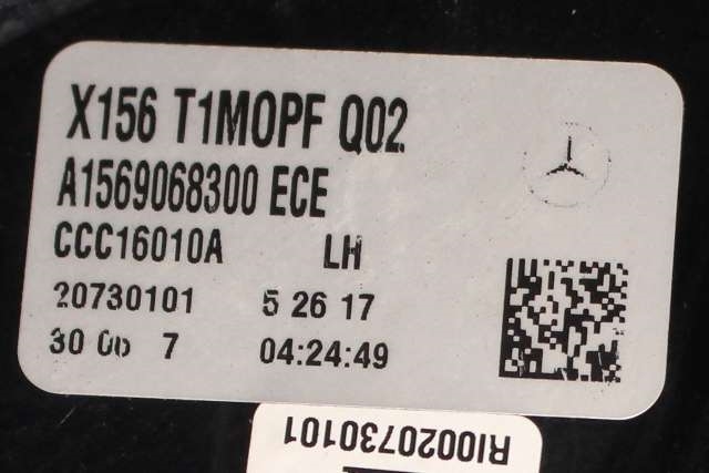 Baklykt venstre ytre til Mercedes GLA 2014-2020 (X156) (X156) (MERCEDES|A 156 906 83 00|)
