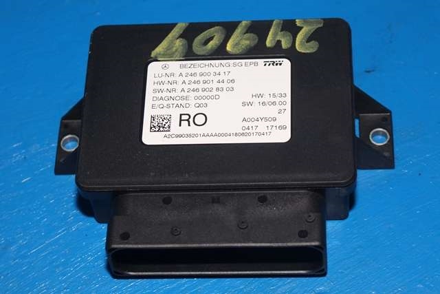 Styreenhet elektrisk parkbrems (EPB - Electric Parking Brake) til Mercedes GLA, 2014-2020 (X156) (X156) (MERCEDES|A 246 900 34 17)