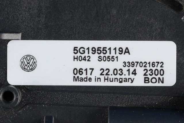 Viskermotor frontrute komplett m/overføring til VW Golf VII 2012-2017 (Fase 1)  (VAG|5G1 955 023 C|)