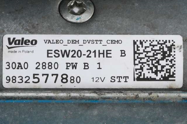 Starter diesel til Citroën C5, Aircross 2019-->>  (CITROEN|98 325778 80|)