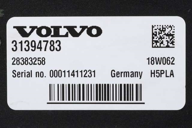 Styreenhet diverse til Volvo V60/V60 CC 2013-2018 (Type I, Fase 2)  (VOLVO|31394783|)