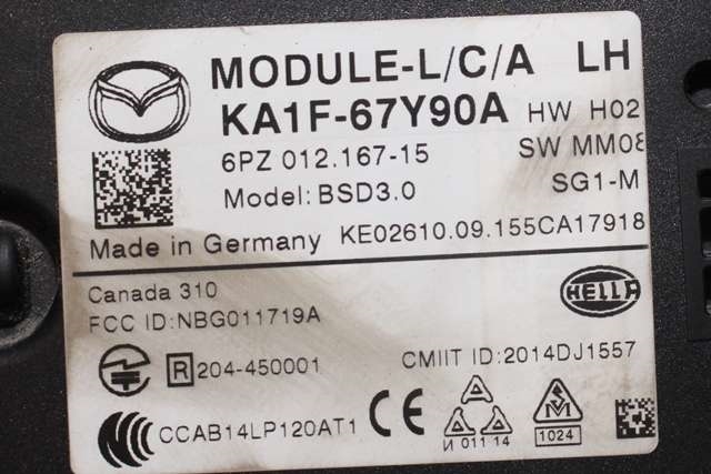 Sensor blindsone til Mazda CX-5 2012-2017 (Type I)  (MAZDA|KA1F-67-Y90A|)