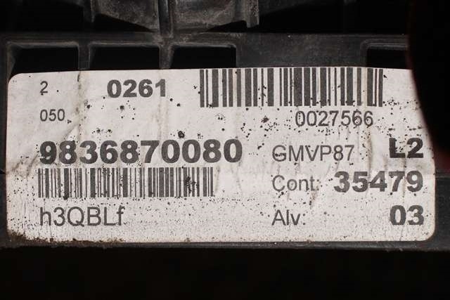 Radiator (automat gir) til Citroën C5, Aircross 2019-->>  (CITROEN|98 368700 80|)