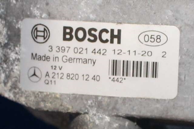 Viskermotor frontrute komplett m/overføring til Mercedes E-Klasse 2009-2013 (Fase 1) (W212) (W212) (BOSCH|3 397 021 442|)
