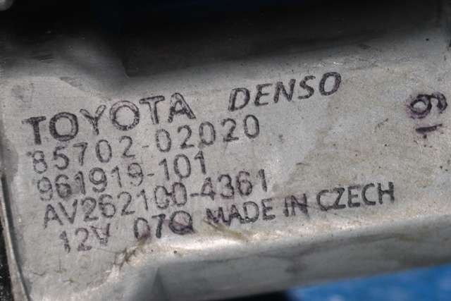 Ruteheis høyre bak til Toyota Avensis 2009-2015 (Type III, Fase 1)  (DENSO|262100-4361|85702-02020|)