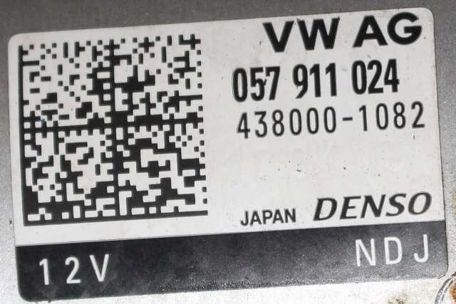 Starter diesel til Audi Q7 2015-->> (Type II)  (DENSO|438000-1082|057 911 024|)