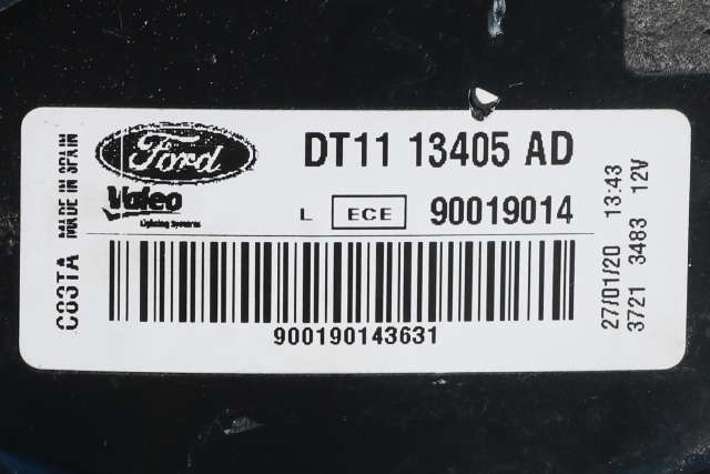 Baklykt venstre til Ford Transit Connect 2018-->> Type II, Fase 2 (FORD|DT11-13405-AD|)