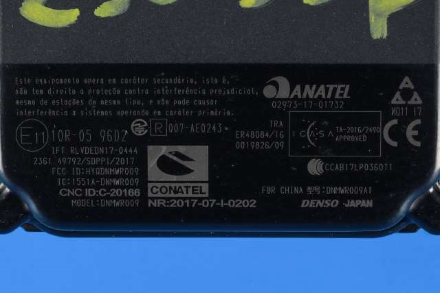 Sensor radar til Toyota RAV4 2019-->> (Type V)  (DENSO|230100-8016|88210-33120|)