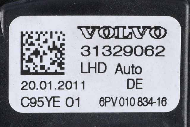 Pedal gass til Volvo V60 2010-2013 (Type I, Fase 1)  (HELLA|6PV 010 834-16|31329062|)