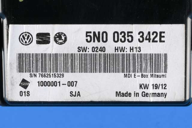 Bilstereo diverse til Škoda Octavia 2009-2013 (Type II, Fase 2)  (VAG|5N0 035 342 E|)