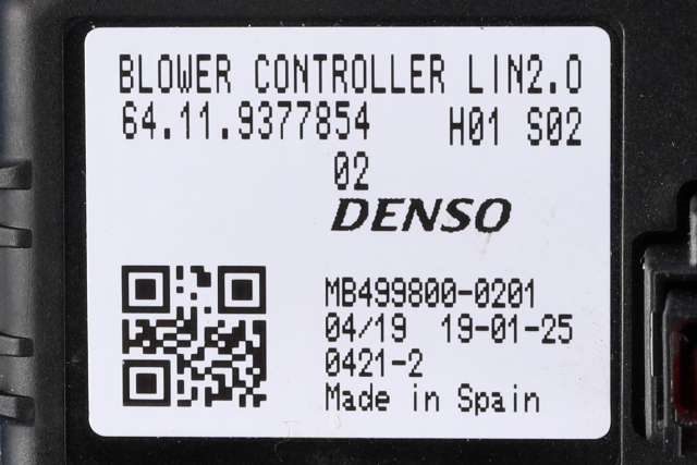 Varmeapparat motor til BMW i3 2013-2022  (DENSO|116360-2027|64.11-9 297 751|)
