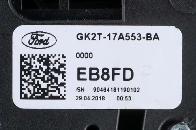Bryter visker til Ford Transit Custom 2013-2023 (Type I)  (FORD|GK2T-17A553-BA|)