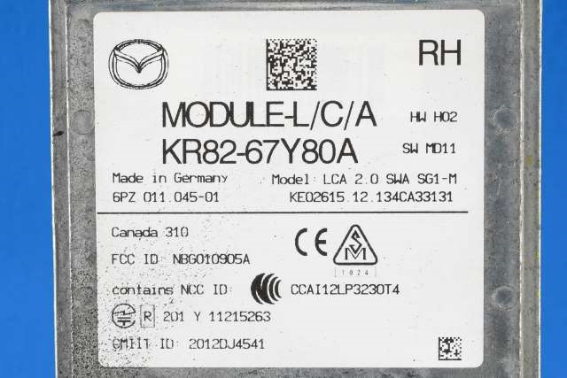 Sensor radar til Mazda CX-5 2012-2017 (Type I)  (MAZDA|KR82-67-Y80A|)