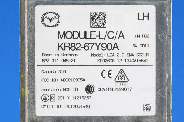 Sensor radar til Mazda CX-5 2012-2017 (Type I)  (MAZDA|KR82-67-Y90A|)