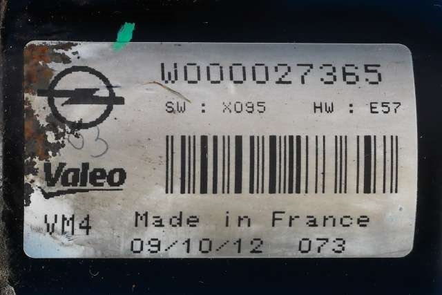 Viskermotor foran høyre til Opel Zafira Tourer 2012-2018  (VALEO|W000027365|)