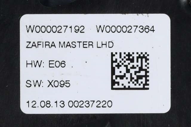 Viskermotor foran venstre til Opel Zafira Tourer 2012-2018  (VALEO|W000027364|)