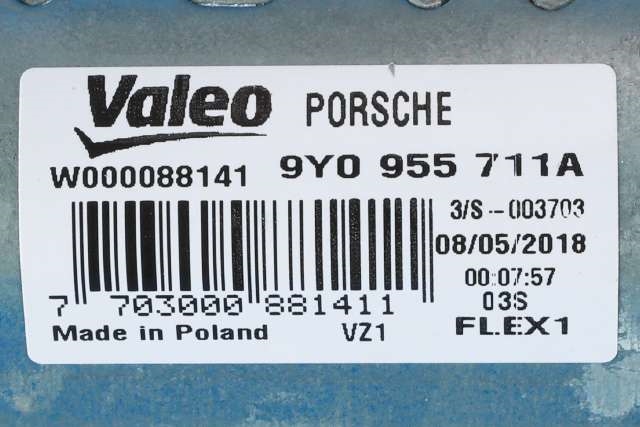 Viskermotor bakrute til Porsche Panamera 2017-->> (Type II) (971) (971) (VALEO|W000088141|9Y0 955 711 A|)