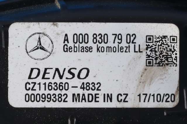 Varmeapparat motor til Mercedes Sprinter 2018-->> (907/910) (907/910) (MERCEDES|A 000 830 79 02|A 000 906 93 07|)