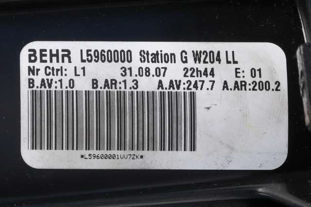 Varmeapparat motor til Mercedes C-Klasse 2007-2011 (Fase 1) (W204) (W204)