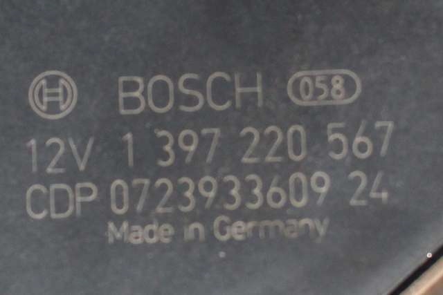 Viskermotor frontrute komplett m/overføring til Mercedes C-Klasse 2007-2011 (Fase 1) (W204) (W204) (BOSCH|1 397 220 567|)