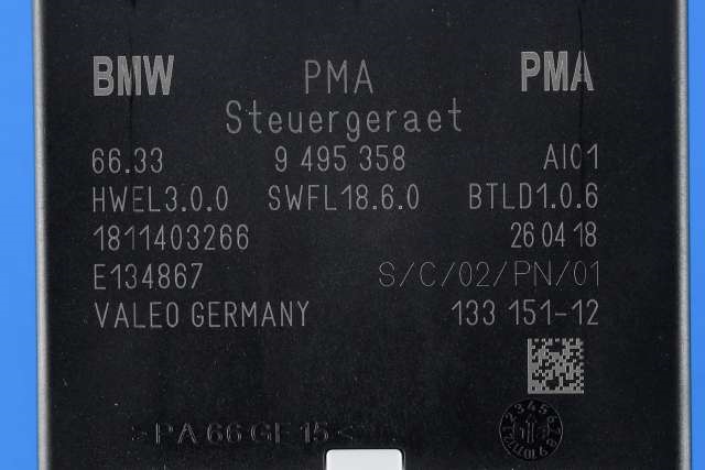 Styreenhet parkering til BMW 2-Serie, Active/Gran Tourer 2014-->> (F45/F46) (F45/F46) (BMW|9 495 358|)