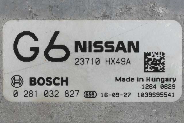 Styreenhet motor til Nissan Qashqai 2014-2021 (Type II)  (BOSCH|0 281 032 827|23710-HX49A|)