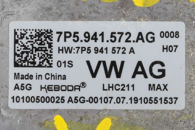 Styreenhet xenon/ballast til VW e-Golf 2017-2020 (Fase 2)  (VAG|7P5 941 572 AG|)
