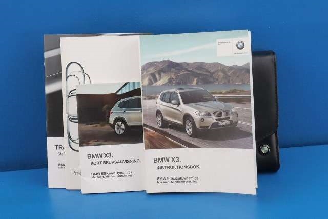 Instruksjonsbok til BMW X3, 2010-2017 (F25) (F25) 