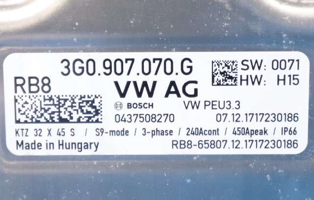 Inverter hybrid til VW Passat 2015-2019 (Fase 1) (B8) (B8) (VAG|3G0 907 070 G|)