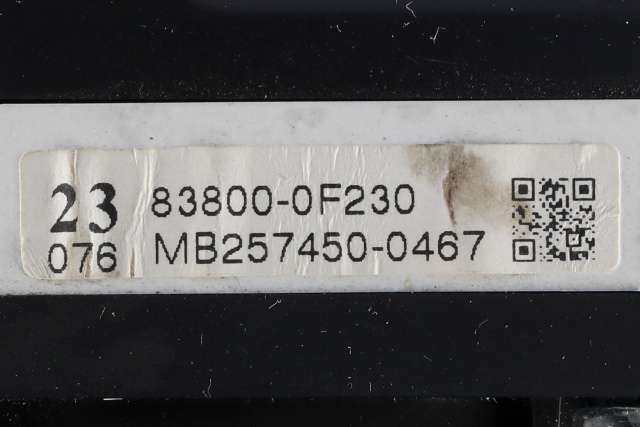 Instrumentpanel til Toyota Verso 2009-2016 (Type III)  (DENSO|257450-0467|83800-0F230|)
