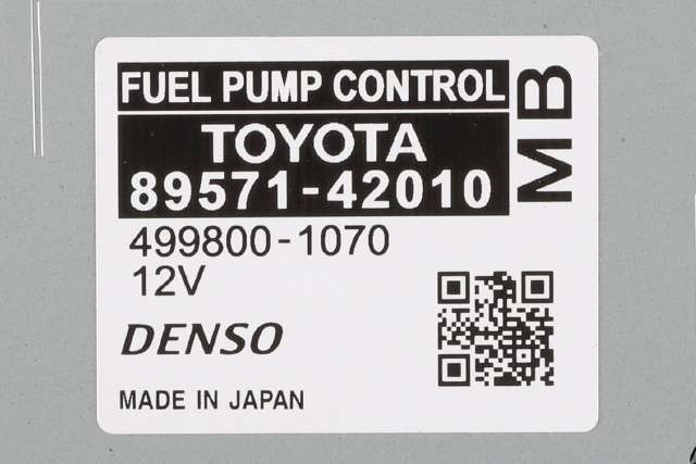 Styreenhet drivstoffpumpe til Toyota RAV4 2019-->> (Type V)  (TOYOTA|89571-42010|)