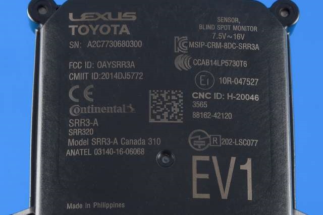 Sensor blindsone til Toyota RAV4 2019-->> (Type V)  (TOYOTA|88162-42120|)