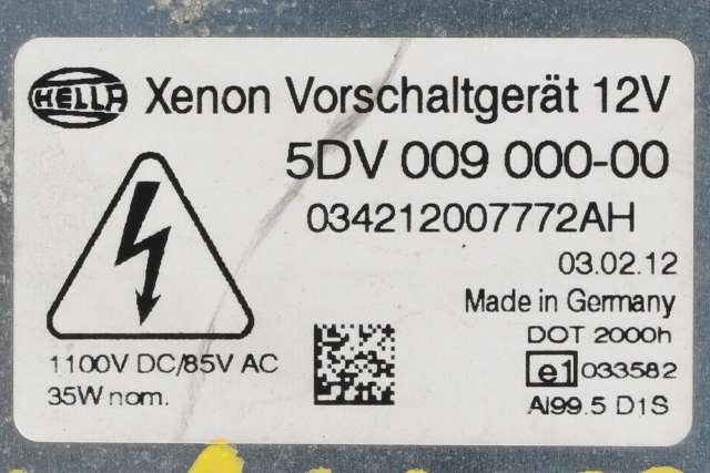 Frontlykt høyre xenon til Ford S-Max 2010-2015 (Type I, Fase 2) (FORD|6M21-13D154-AK|)