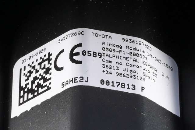 Airbag ratt til Toyota Proace City 2020-->>  (PSA|98 210209 ZD|98 361278 ZD|)
