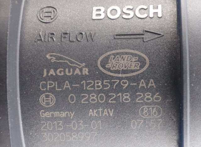 Luftmengde/luftmassemåler til Land Rover Range Rover 2013-->> (Type IV)  (BOSCH|0 280 218 286|CPLA-12B579-AA|)