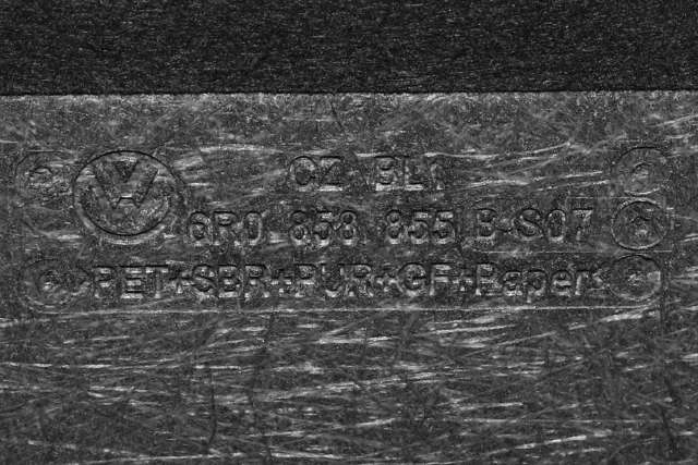 Bagasjerom teppe/gulvplate til VW Polo 2014-2017 (Type V, Fase 2) (VAG|6R0 858 855 B|)
