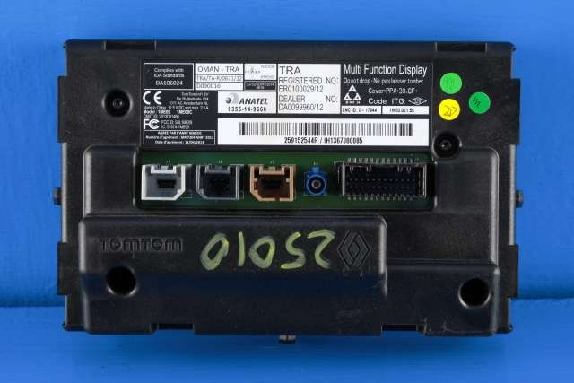 Bilstereo navigasjon skjerm til Renault Zoe 2013-2019 (Fase 1)  (RENAULT|2591 52544R|)