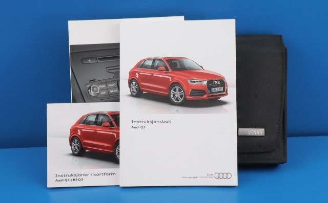 Instruksjonsbok til Audi Q3 2015-2018 (Type I, Fase 2)