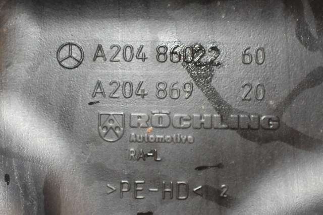 Spylertank foran til Mercedes E-Klasse 2009-2013 (Fase 1) (W212) (W212) (MERCEDES|A 204 860 22 60|)