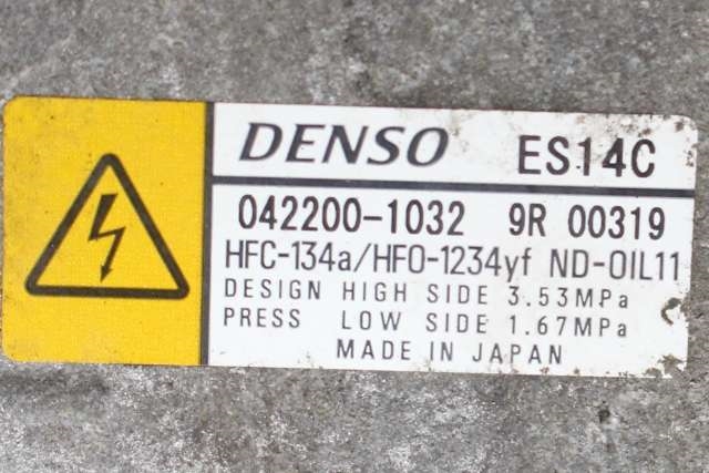 Aircondition kompressor hybrid til Toyota Auris 2013-2015 (Type II, Fase 1)  (DENSO|042200-1032|)