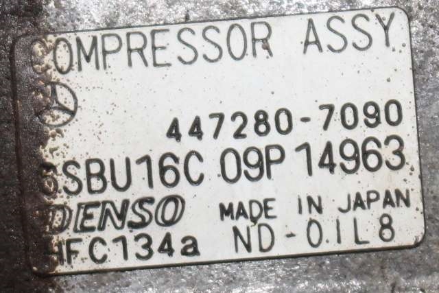 Aircondition kompressor til Mercedes E-Klasse 2009-2013 (Fase 1) (W212) (W212) (DENSO|447280-7090|)