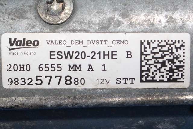Starter diesel til Toyota Proace City 2020-->> (VALEO|ESW20-21HE|98 325778 80|)