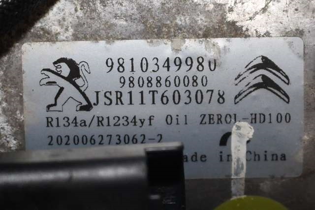 Aircondition kompressor til Toyota Proace City 2020-->>  (PSA|98 103499 80|)