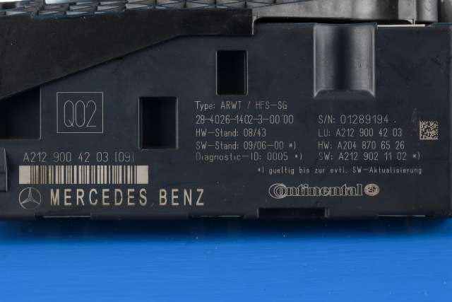 Baklukeåpner motor til Mercedes E-Klasse 2009-2013 (Fase 1) (W212) (W212) (MERCEDES|A 212 820 36 42|)