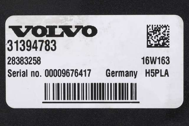 Styreenhet diverse til Volvo V60/V60 CC 2013-2018 (Type I, Fase 2)  (VOLVO|31394783|)