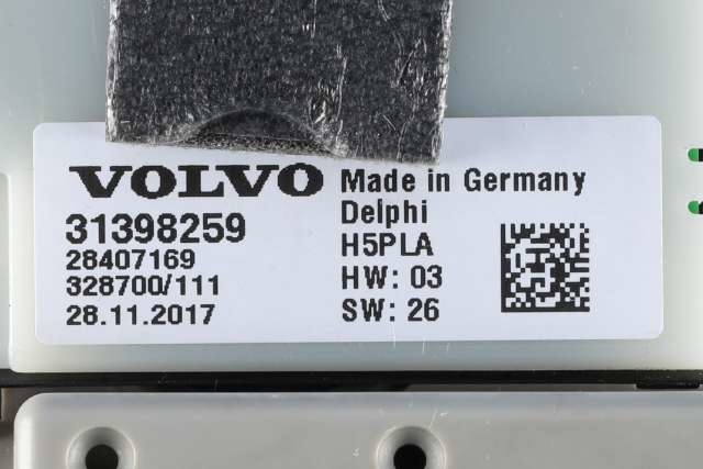 Taklyspanel til Volvo V40 2012-2019  (VOLVO|31699305|)